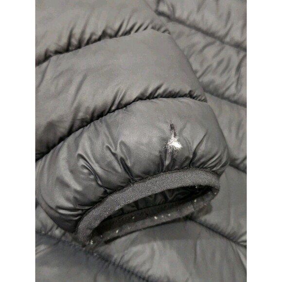 Save The Duck Womens 1/S Ultra Light Jacket Hooded Puffer Plumtech Navy Blue - Picture 12 of 16